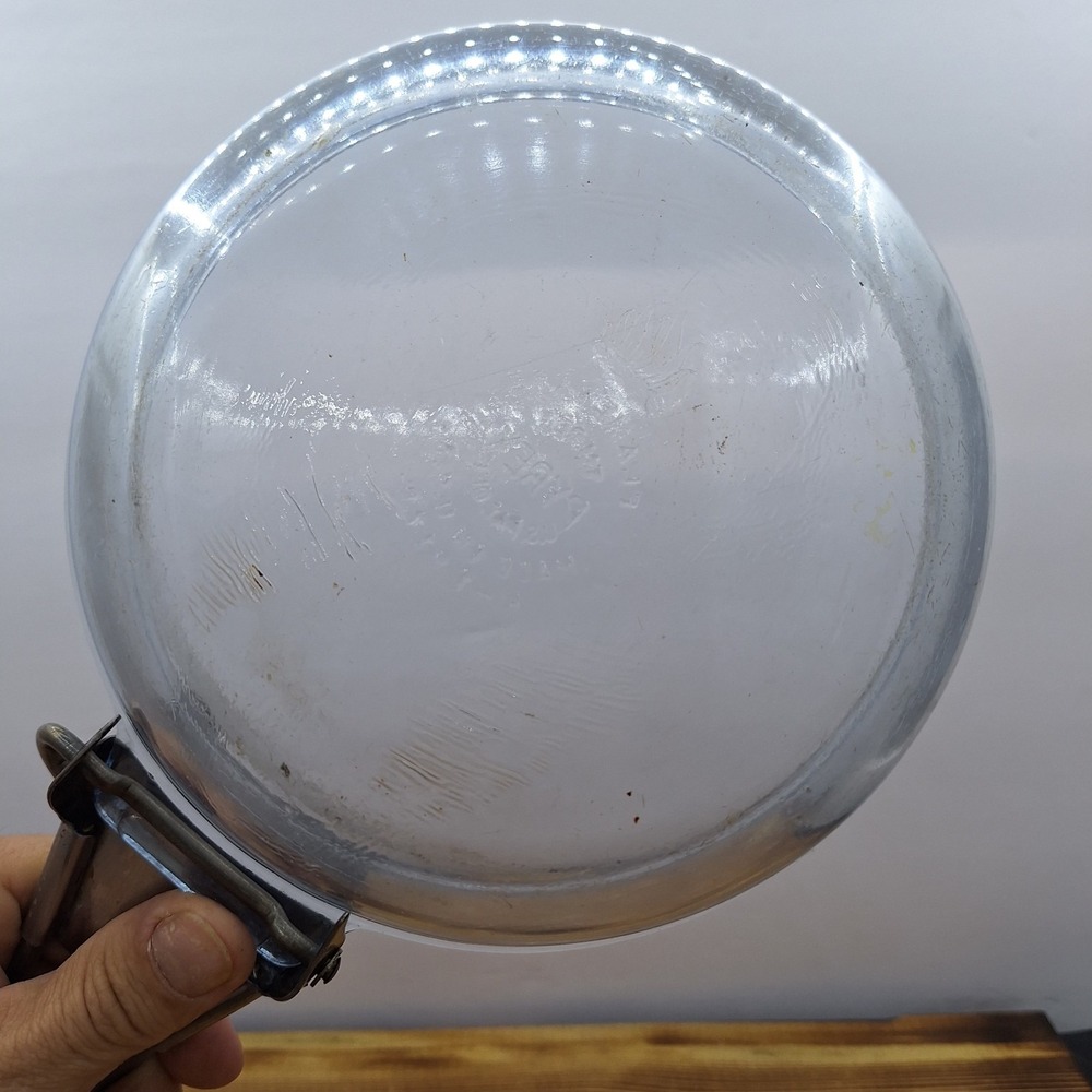 Pyrex Flameware Metal Grip Removable Handle &‎ Glass Skillet /0825-127-2 - Picture 6 of 11
